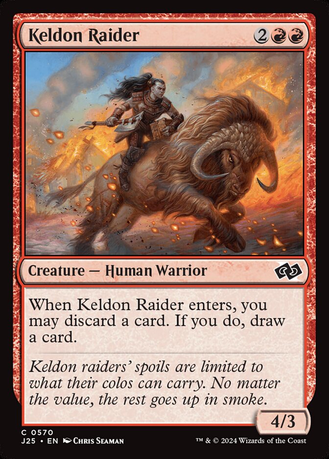 Keldon Raider card front