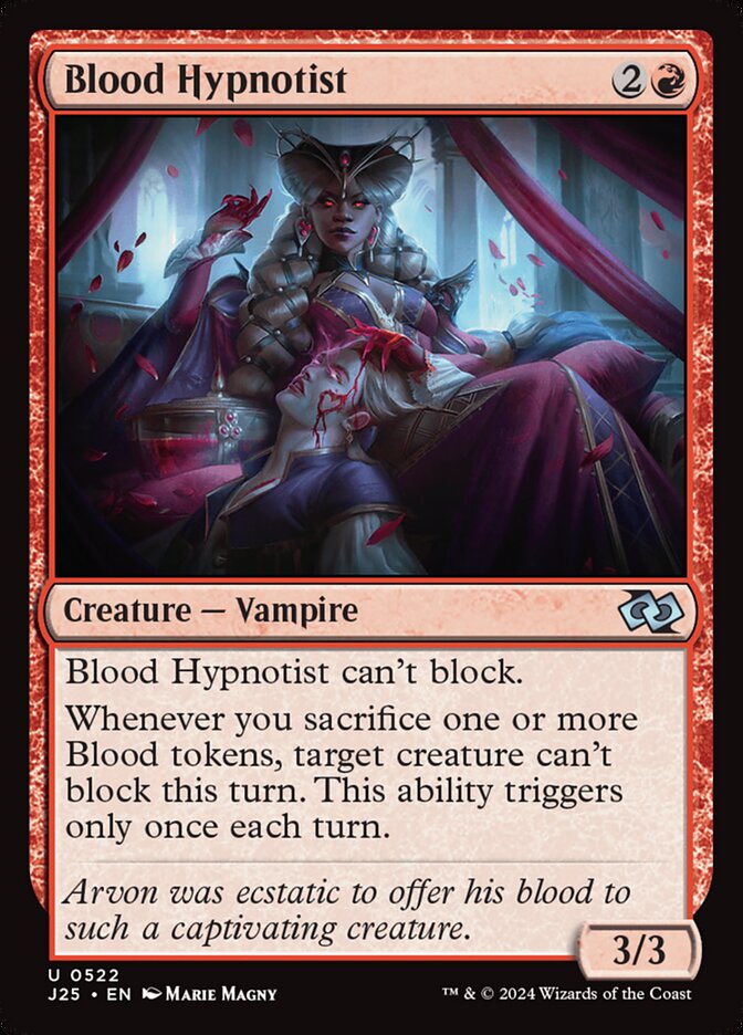 Blood Hypnotist card front