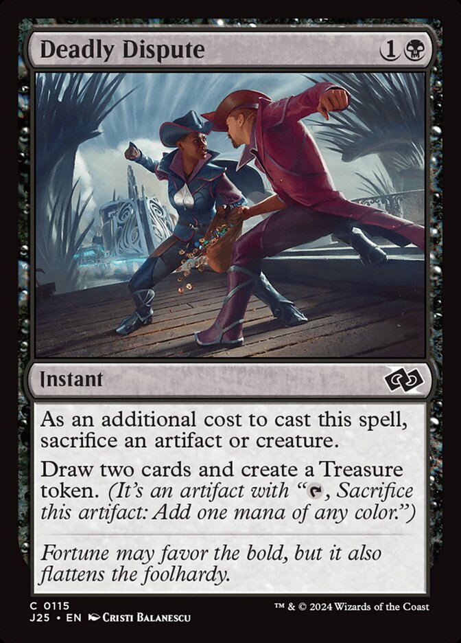 Deadly Dispute card front