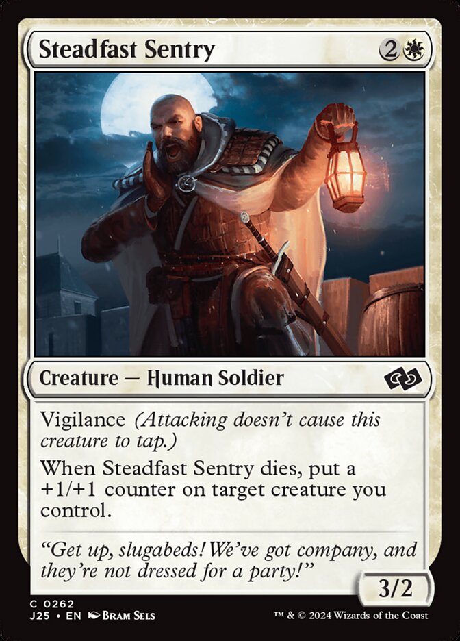 Steadfast Sentry card front