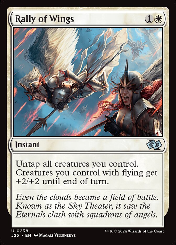 Rally of Wings card front