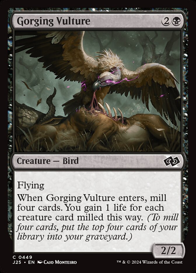 Gorging Vulture card front