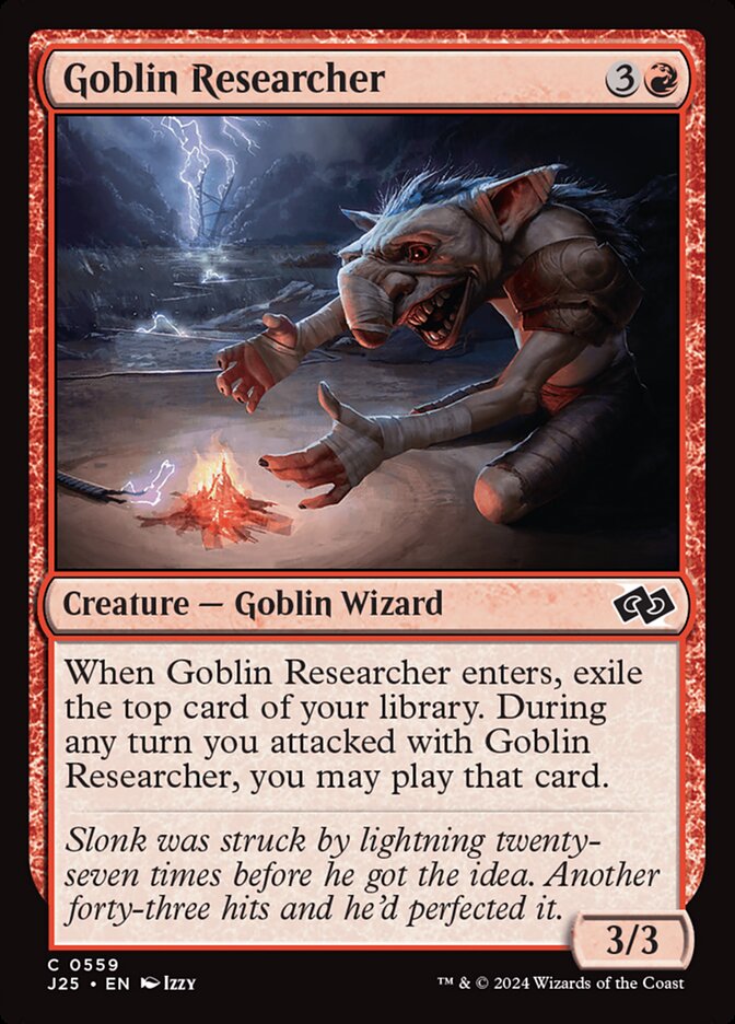 Goblin Researcher card front