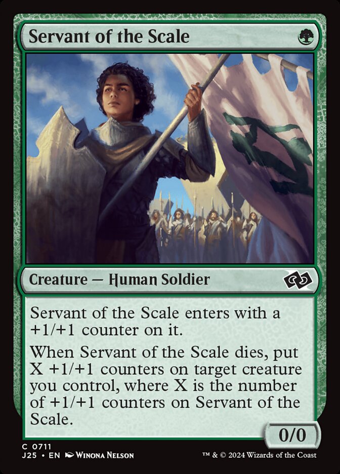 Servant of the Scale card front