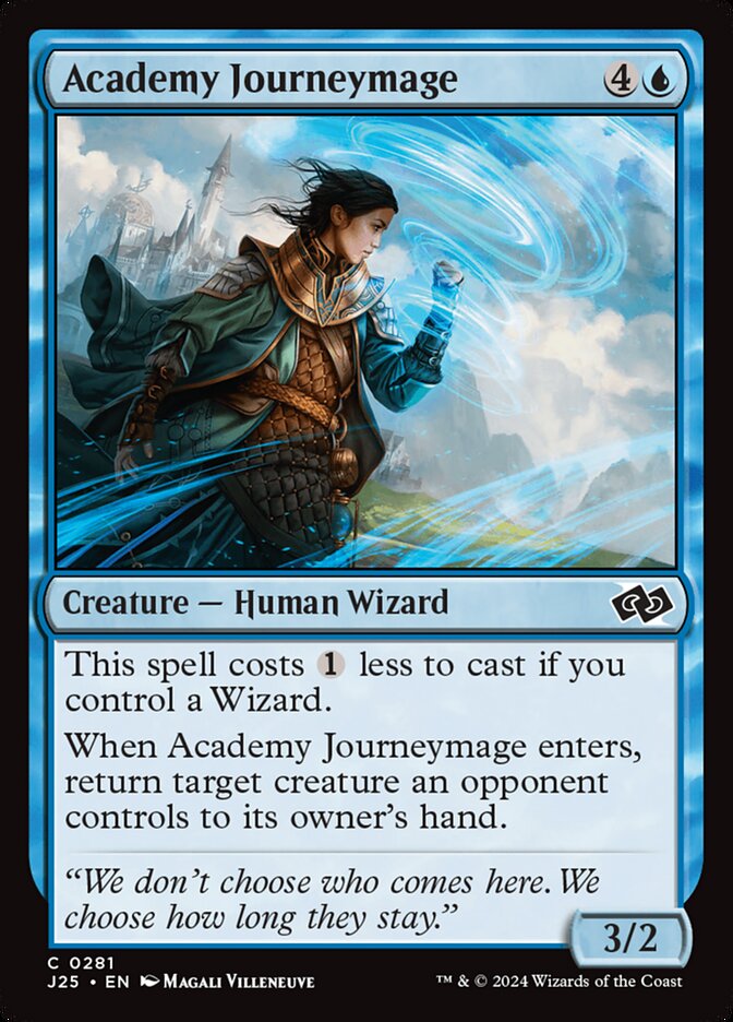 Academy Journeymage card front