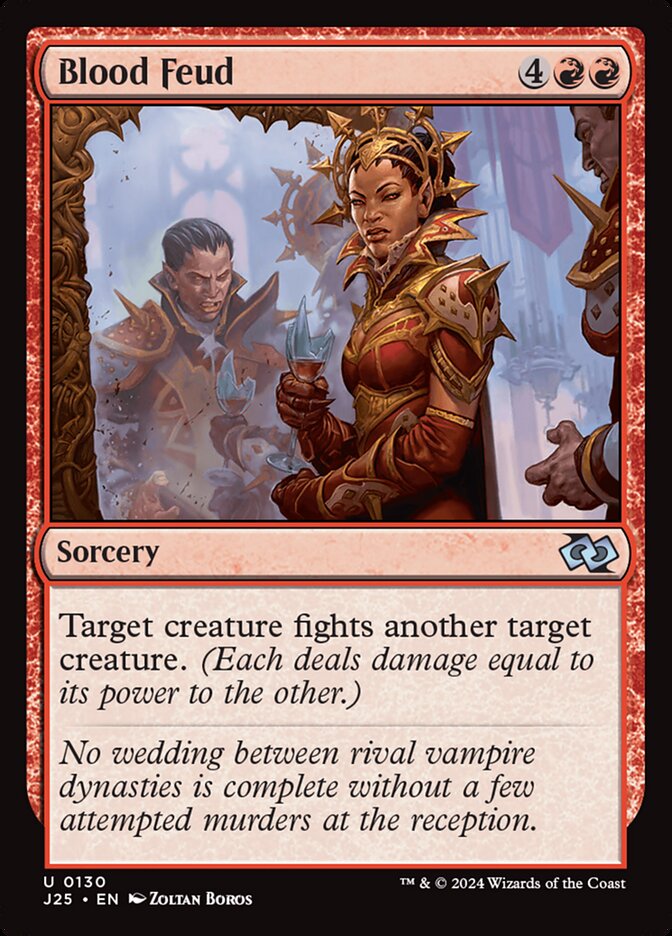Blood Feud card front