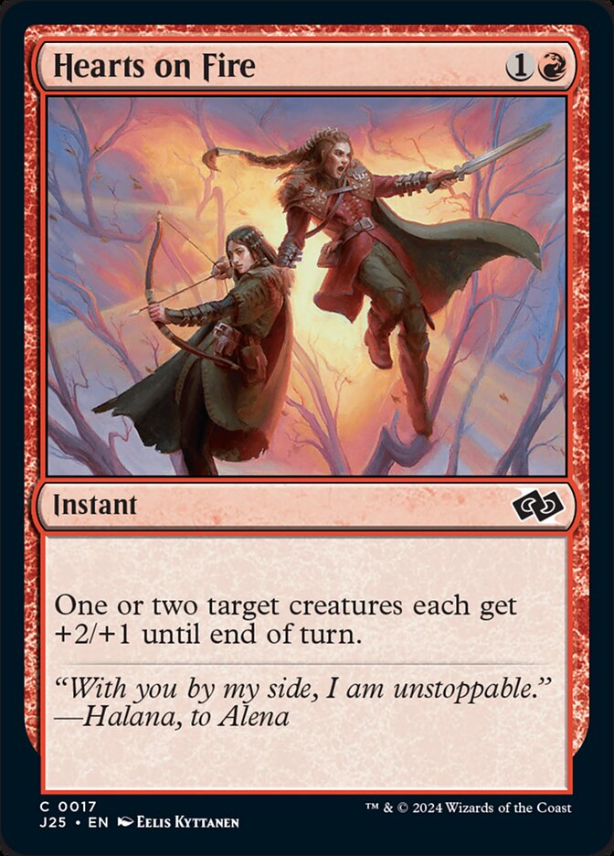 Hearts on Fire card front