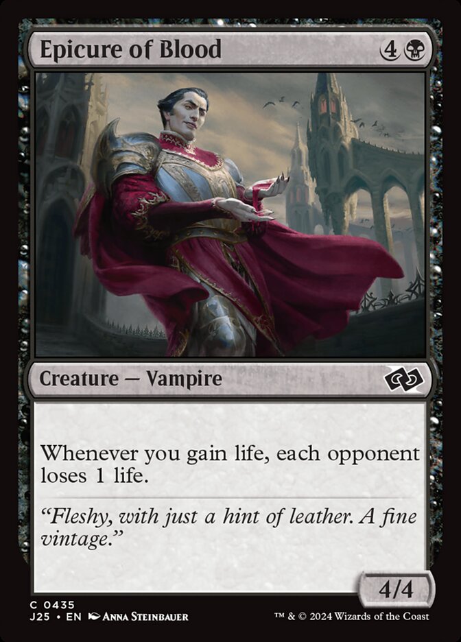 Epicure of Blood card front