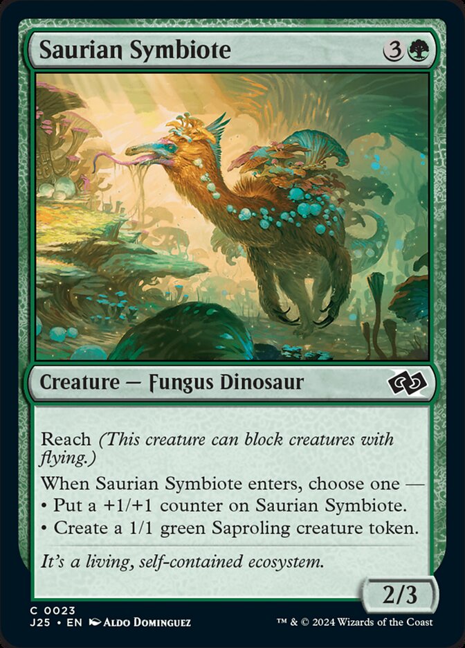 Saurian Symbiote card front