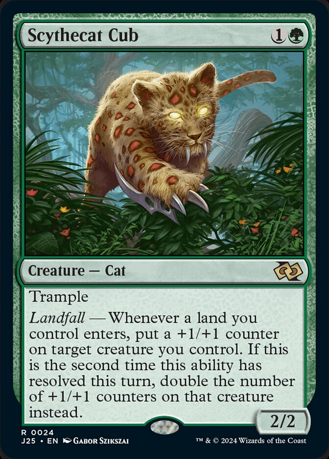Scythecat Cub card front