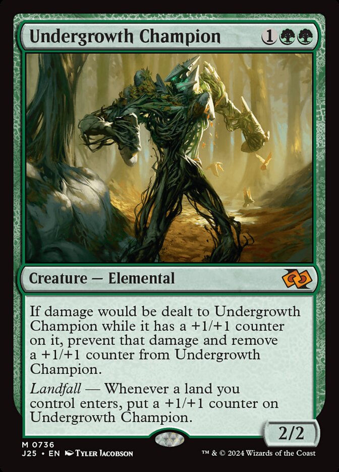 Undergrowth Champion card front