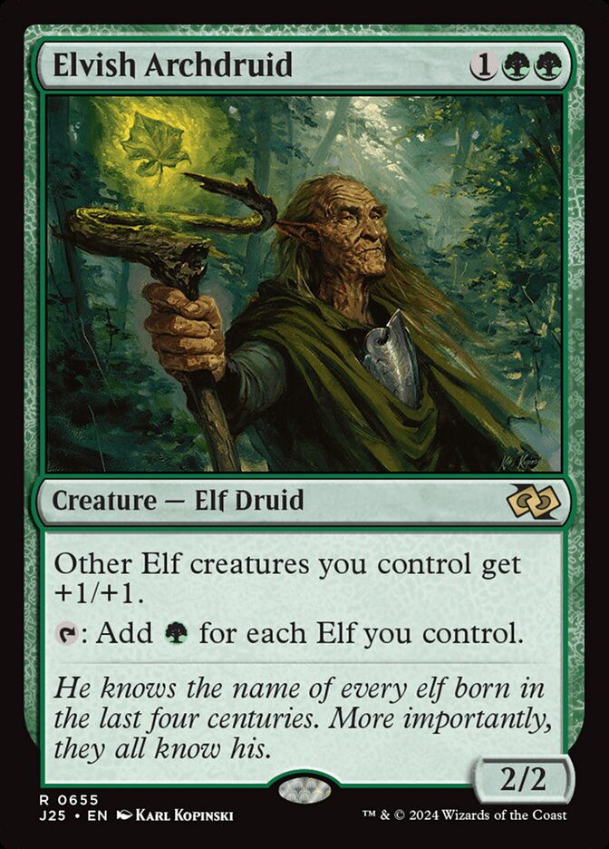 Elvish Archdruid card front