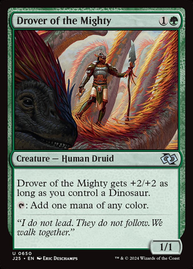 Drover of the Mighty card front