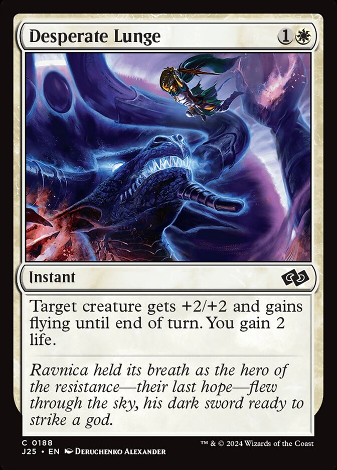 Desperate Lunge card front