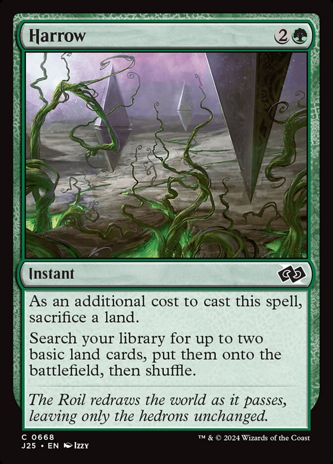 Harrow card front
