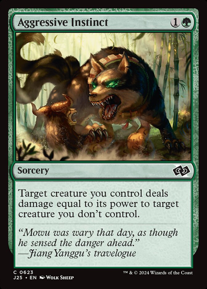 Aggressive Instinct card front
