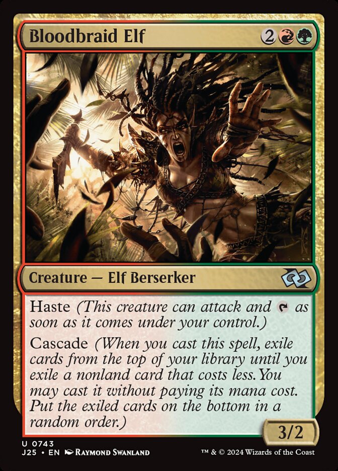 Bloodbraid Elf card front