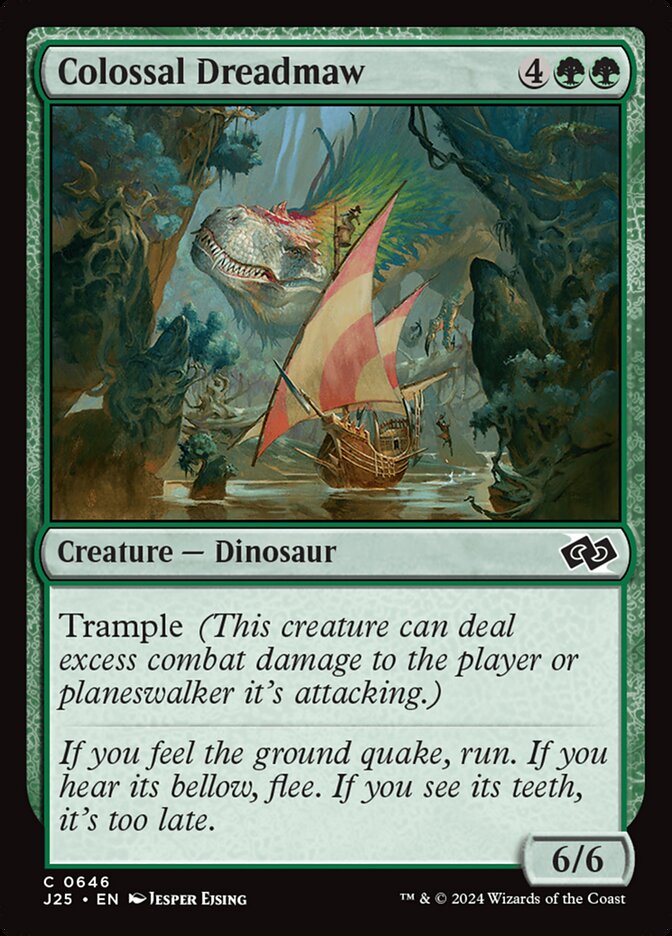 Colossal Dreadmaw card front
