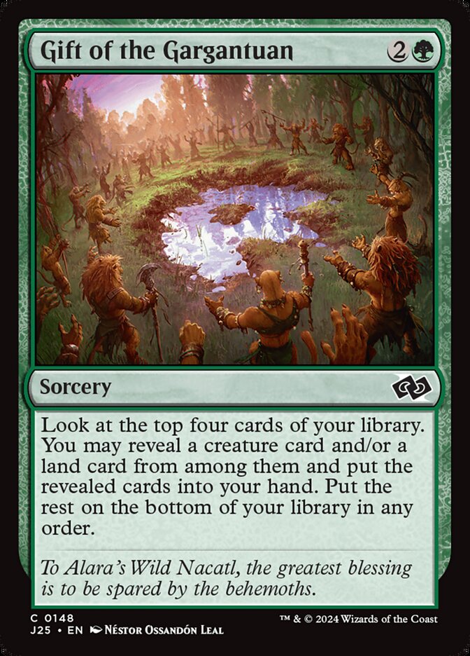 Gift of the Gargantuan card front
