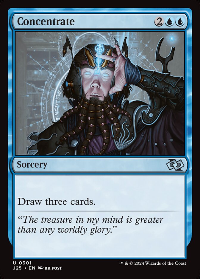 Concentrate card front