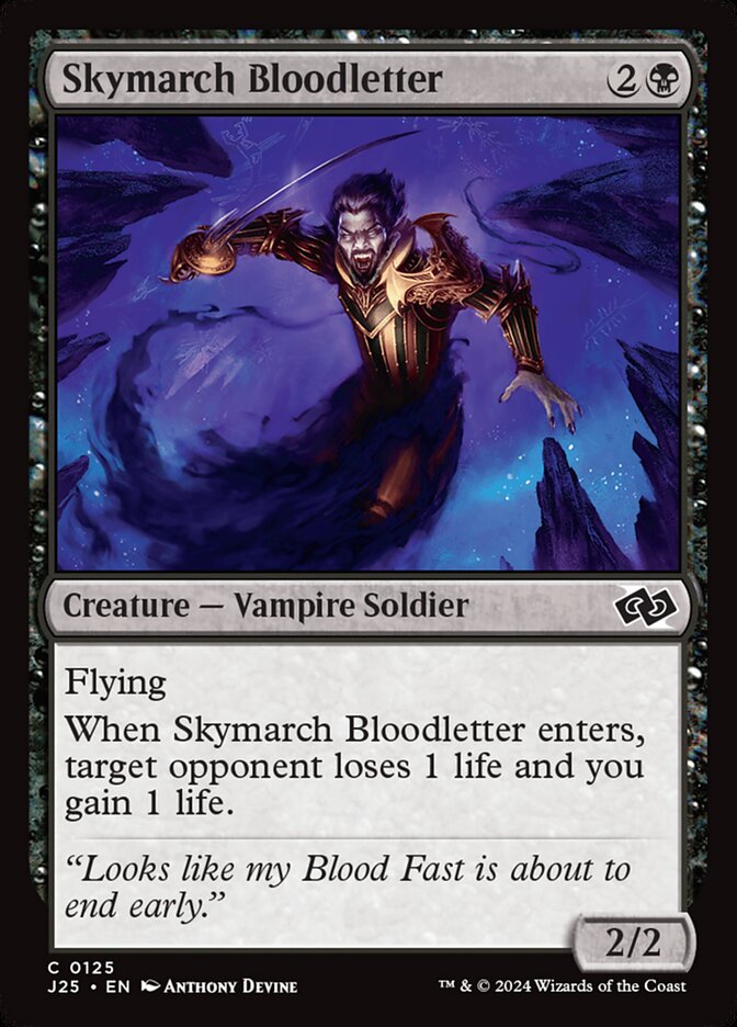 Skymarch Bloodletter card front