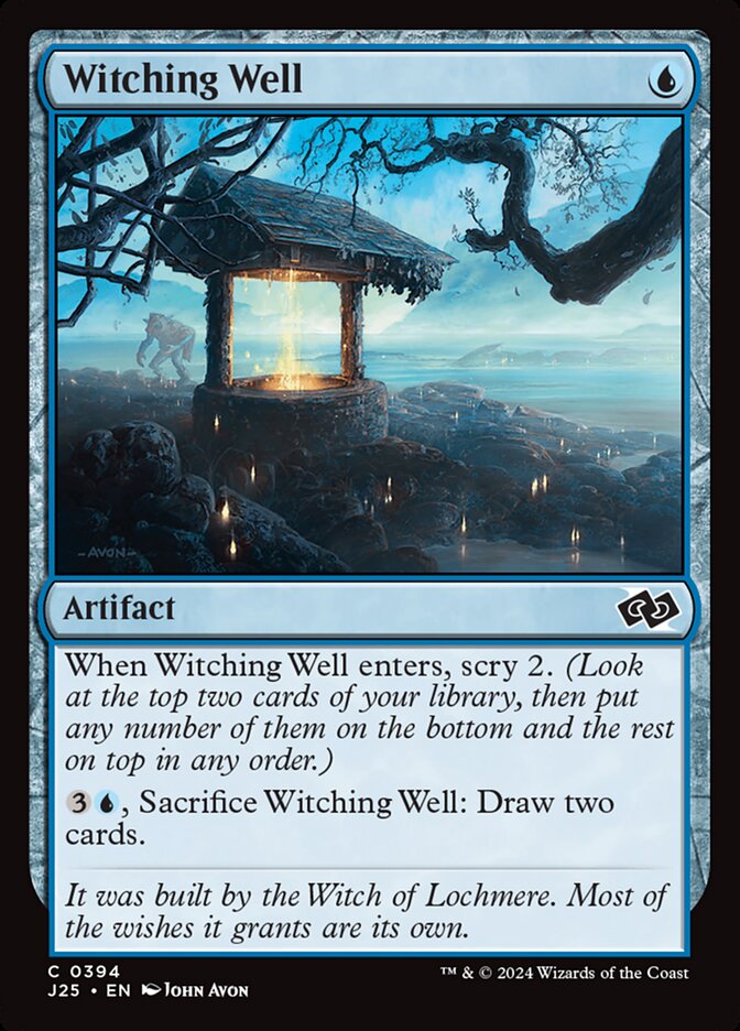 Witching Well card front