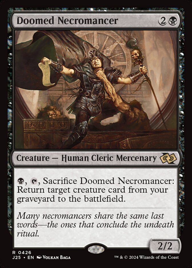 Doomed Necromancer card front