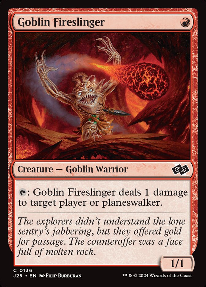 Goblin Fireslinger card front