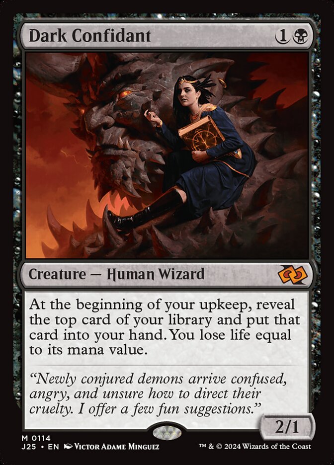 Dark Confidant card front