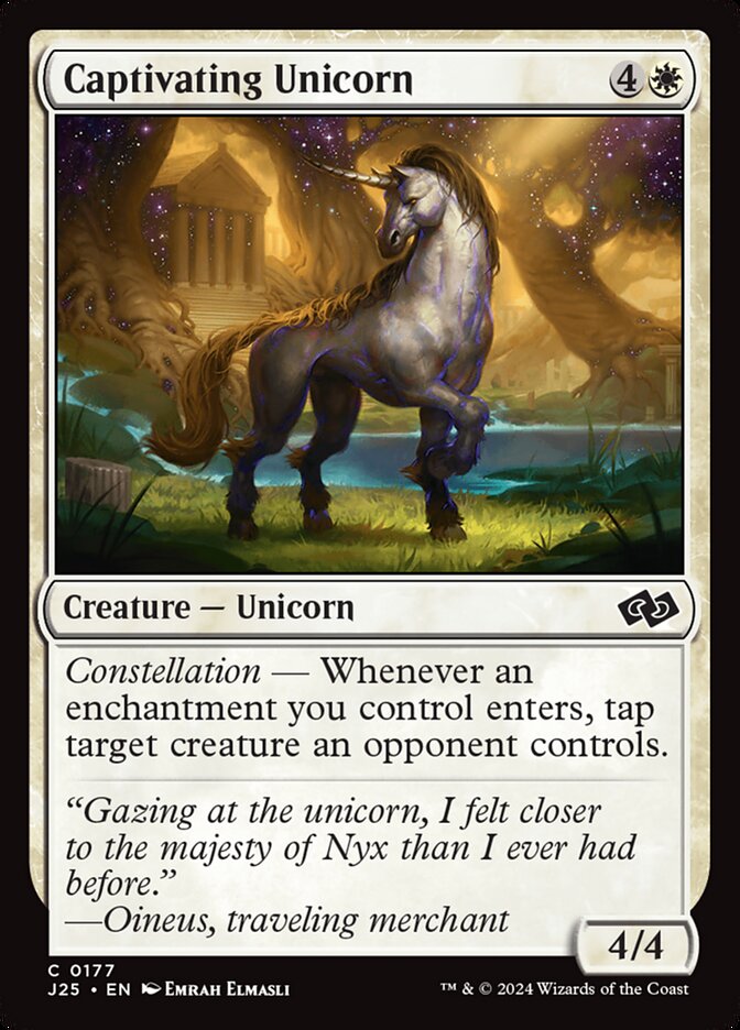 Captivating Unicorn card front