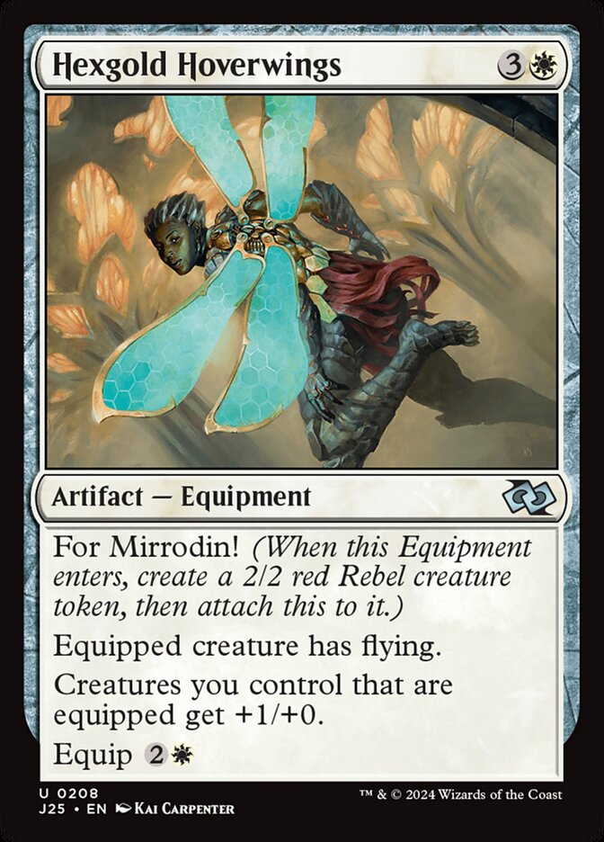 Hexgold Hoverwings card front