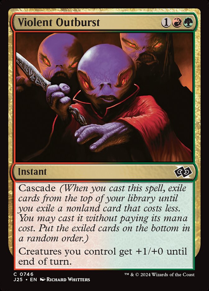 Violent Outburst card front