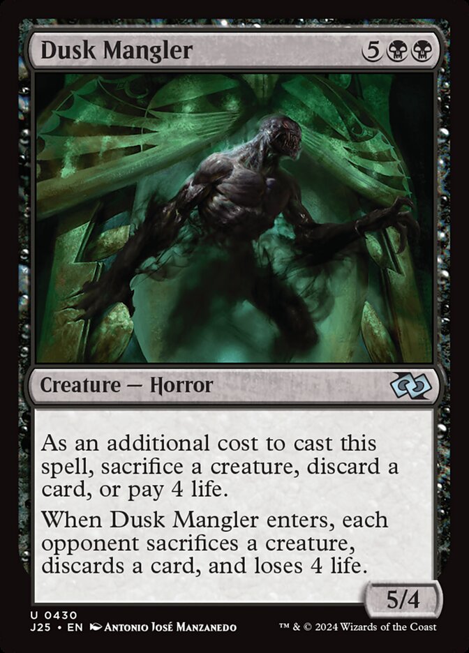 Dusk Mangler card front