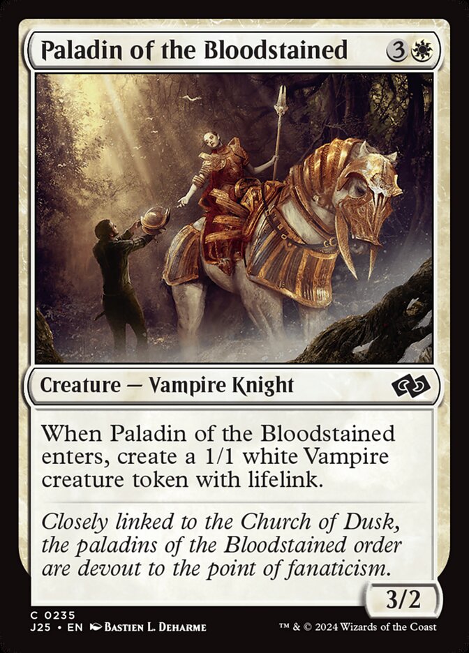 Paladin of the Bloodstained card front