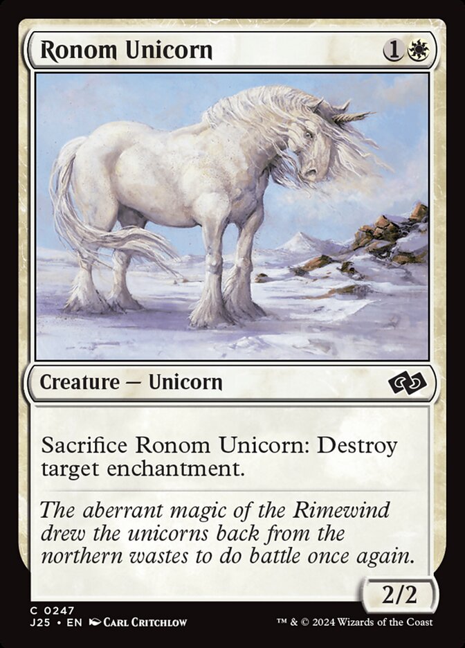 Ronom Unicorn card front