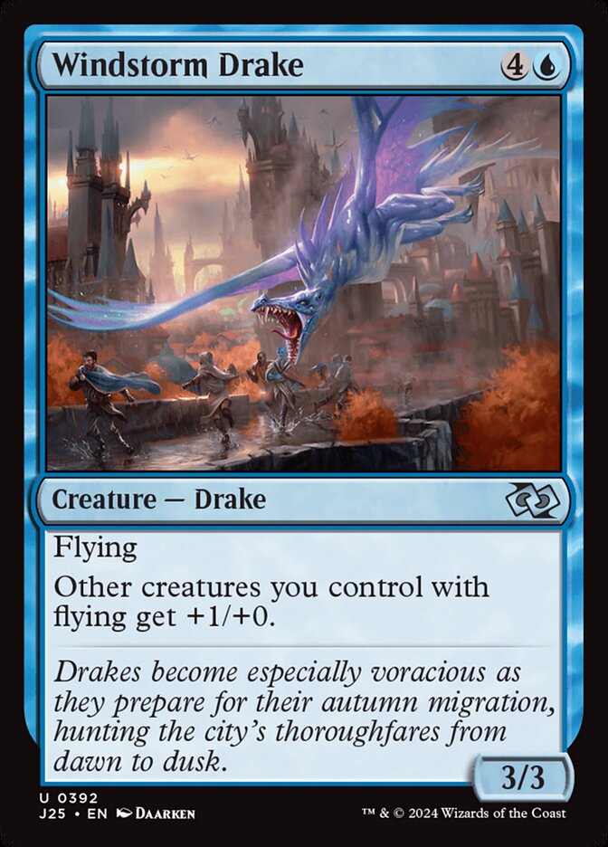Windstorm Drake card front