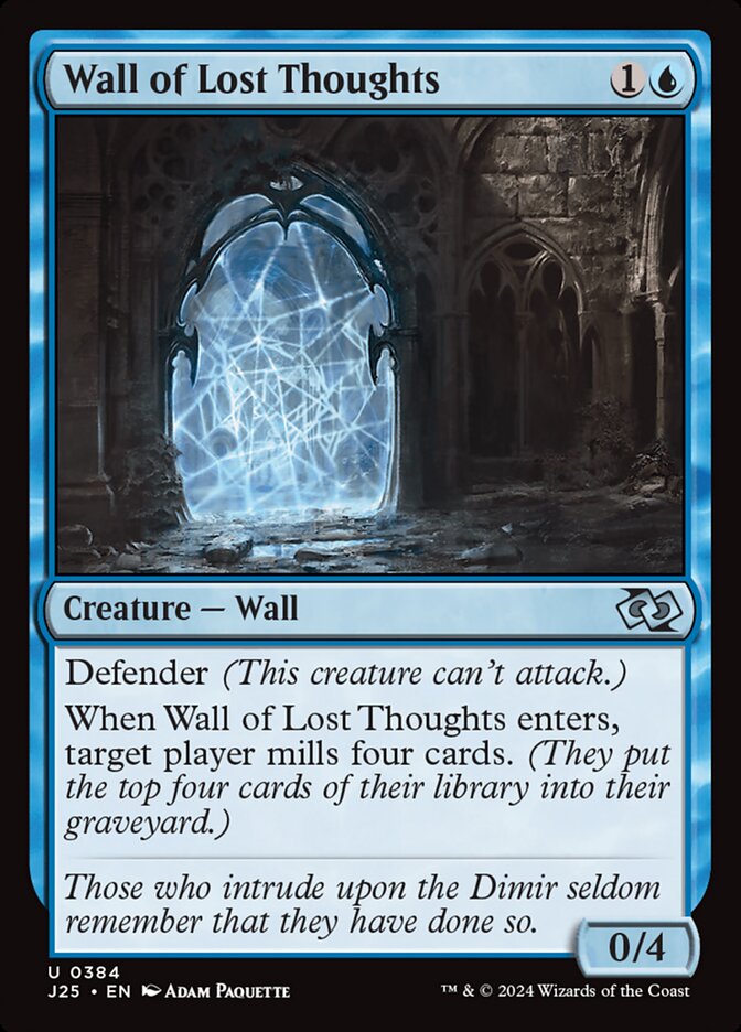 Wall of Lost Thoughts card front