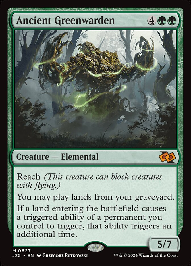 Ancient Greenwarden card front