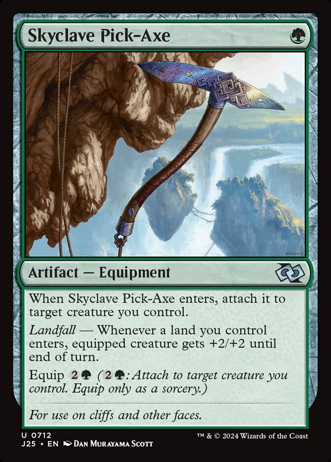 Skyclave Pick-Axe card front