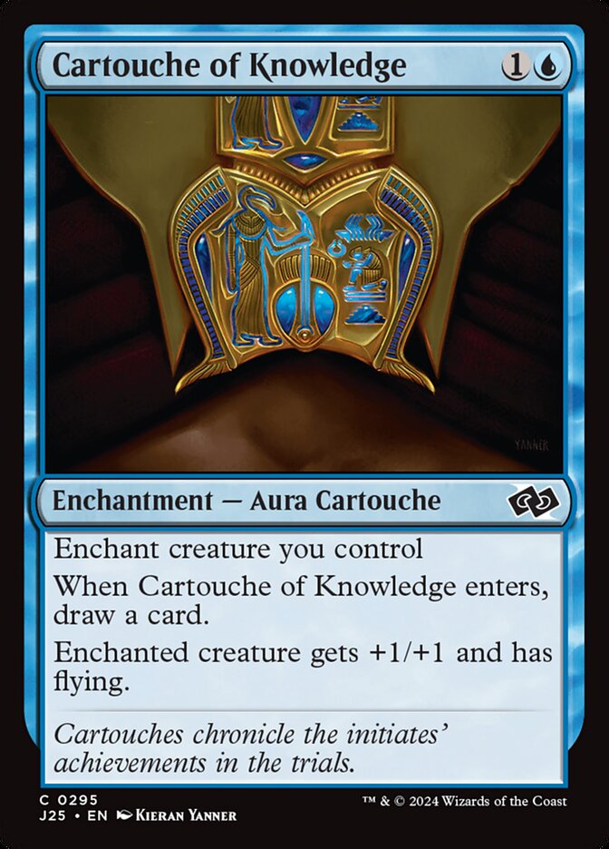Cartouche of Knowledge card front