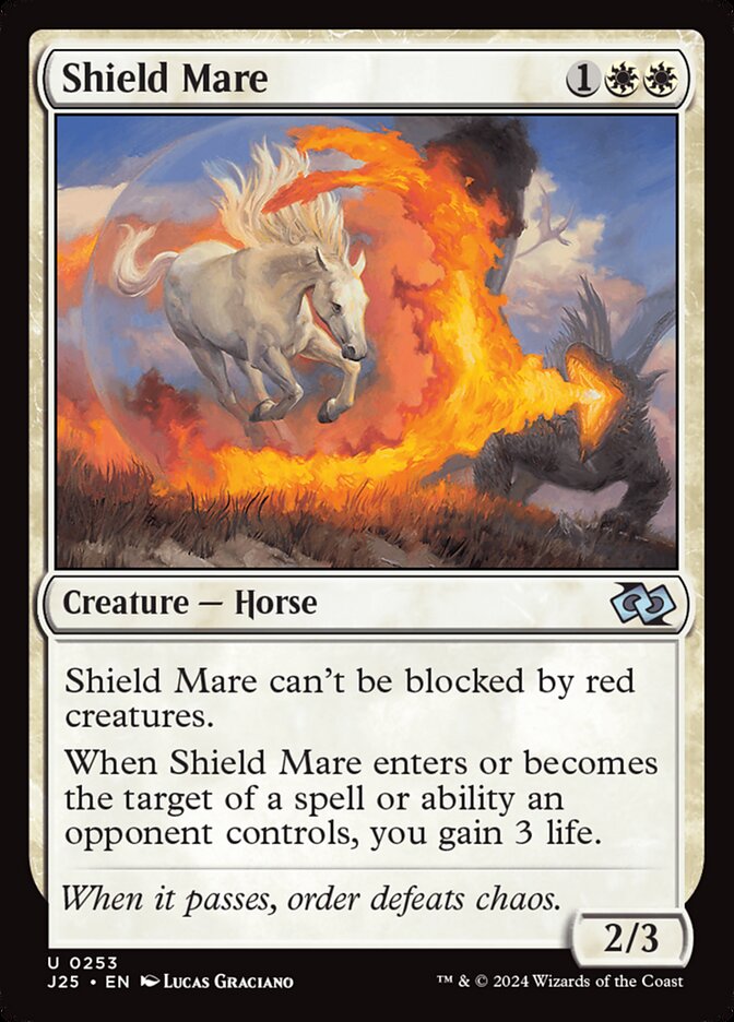 Shield Mare card front