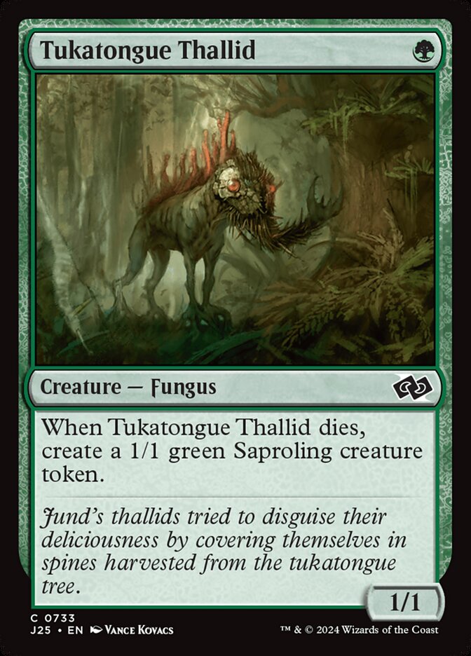 Tukatongue Thallid card front