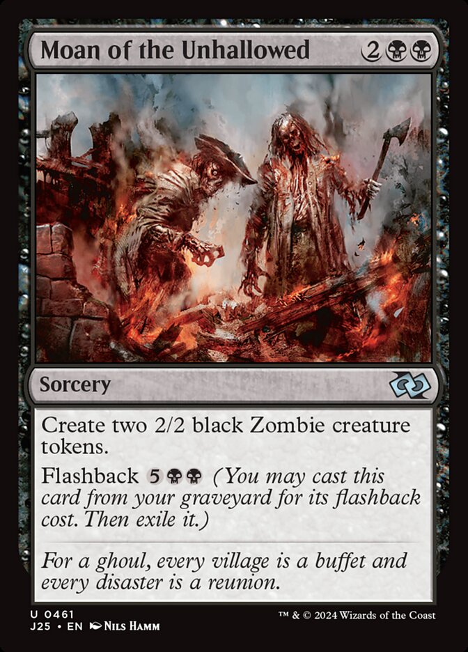 Moan of the Unhallowed card front