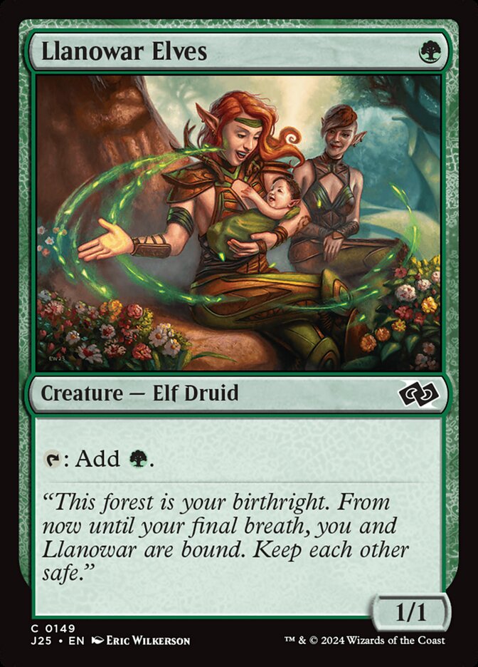 Llanowar Elves card front