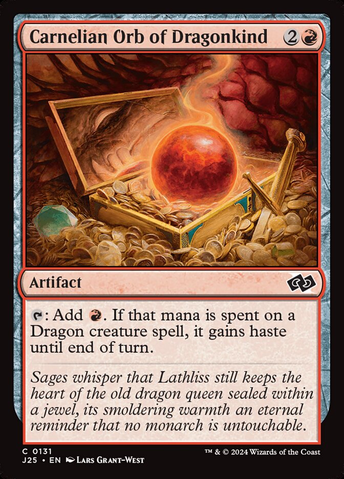 Carnelian Orb of Dragonkind card front