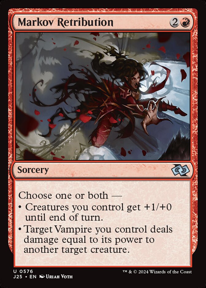 Markov Retribution card front