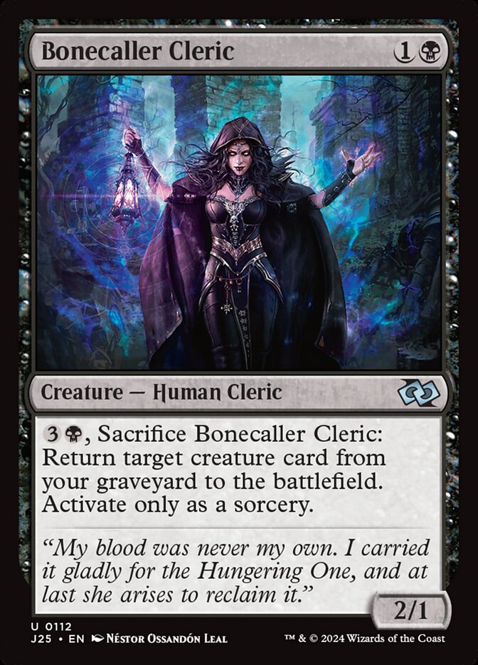 Bonecaller Cleric card front
