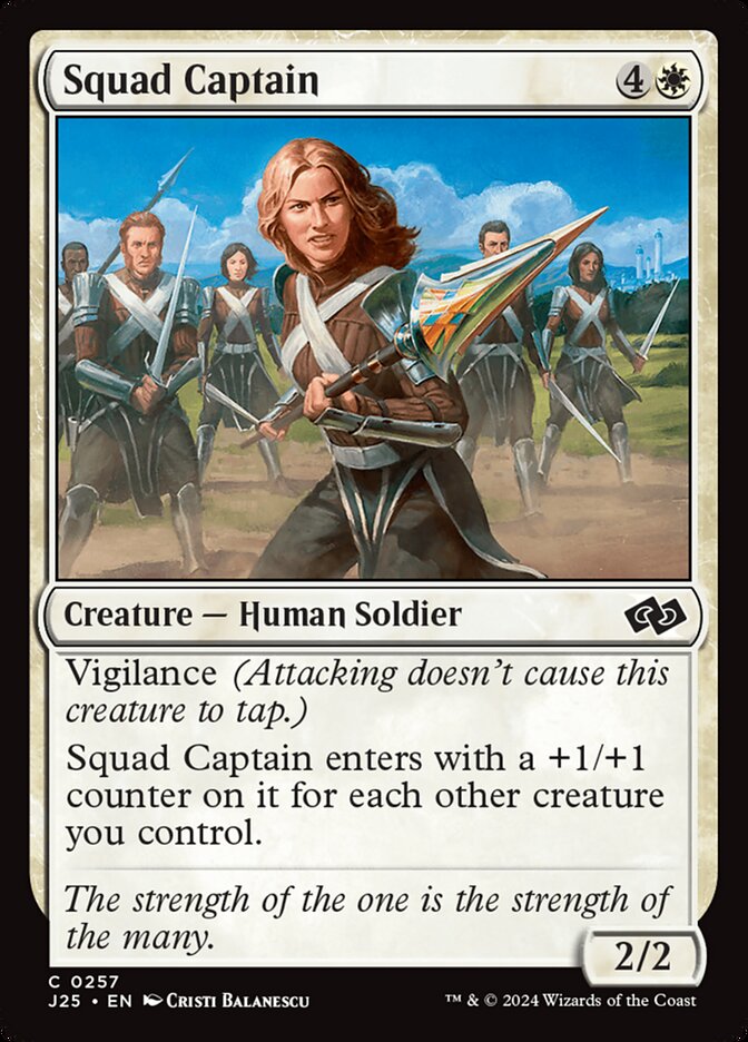 Squad Captain card front