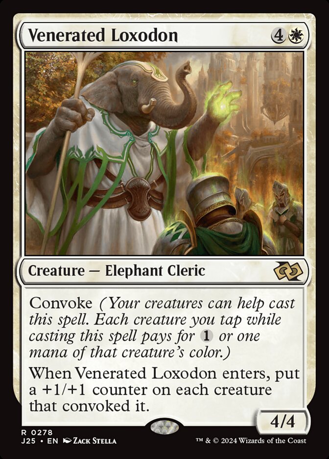 Venerated Loxodon card front