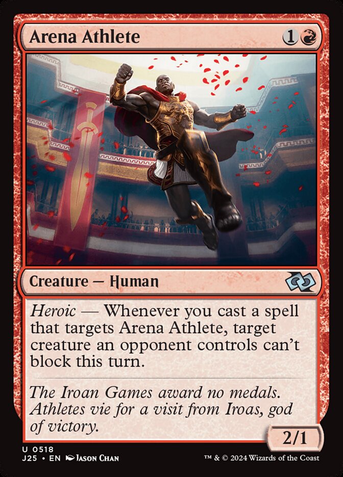 Arena Athlete card front